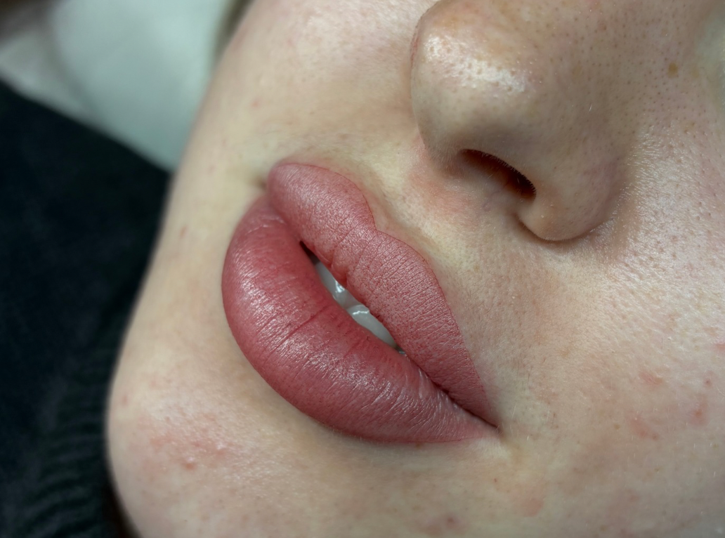 Lip blush treatment results at Faces by Tiffany Exeter