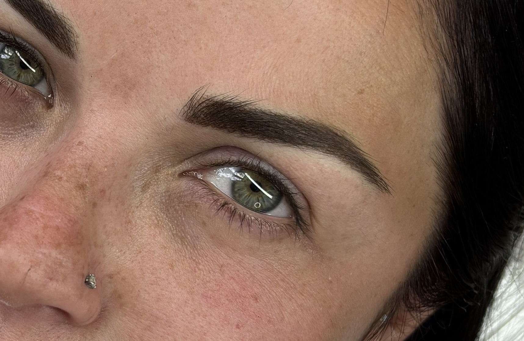 Ombré brow results at Faces by Tiffany Exeter studio
